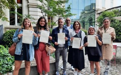Kako se je belgijska kultura pojavila v učilnici, Gent, Belgija, avgust 2021
